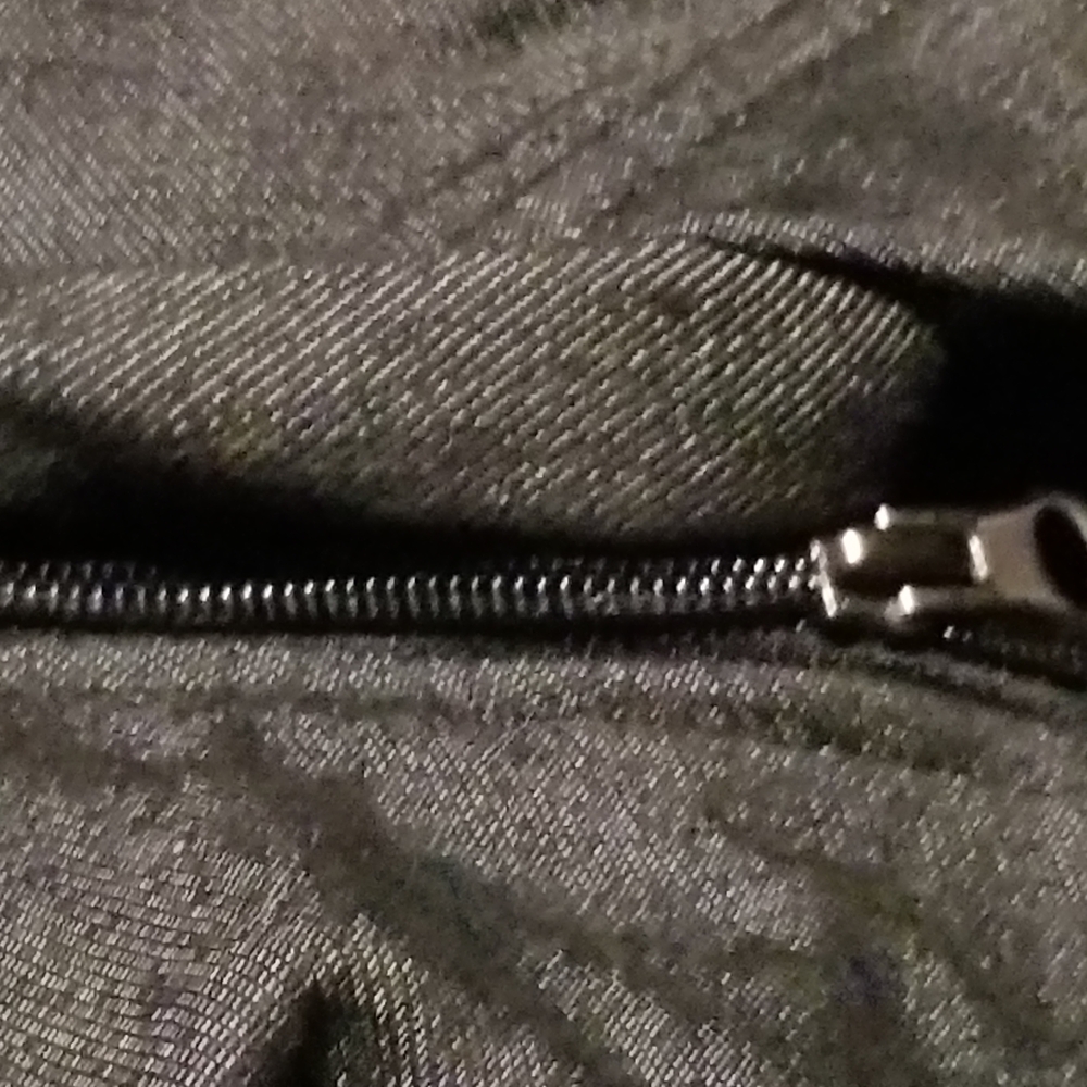 Women's M NWOT Long Dark Denim Jacket